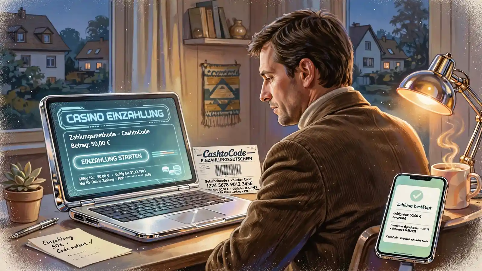 Online-Casino mit CashtoCode bezahlen: Ablauf und Prüfung